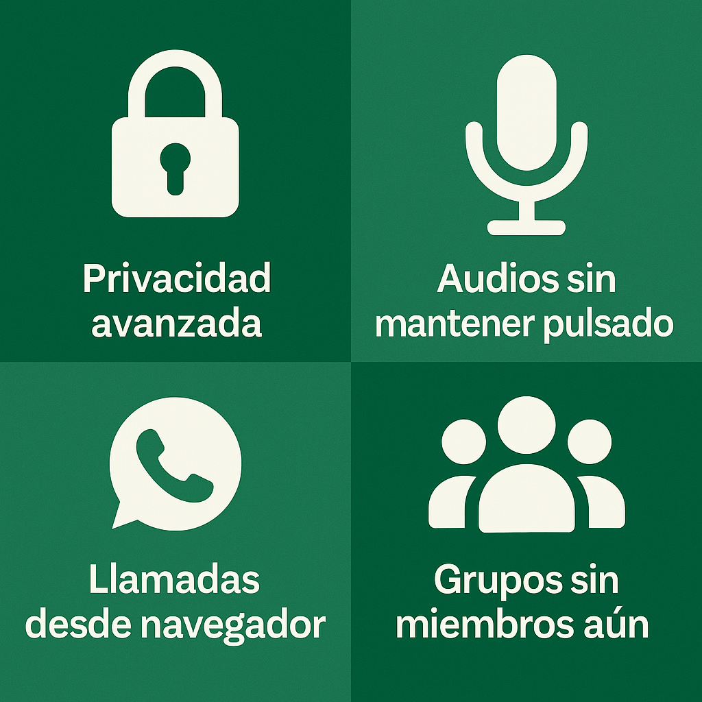 novedades de WhatsApp 2025
