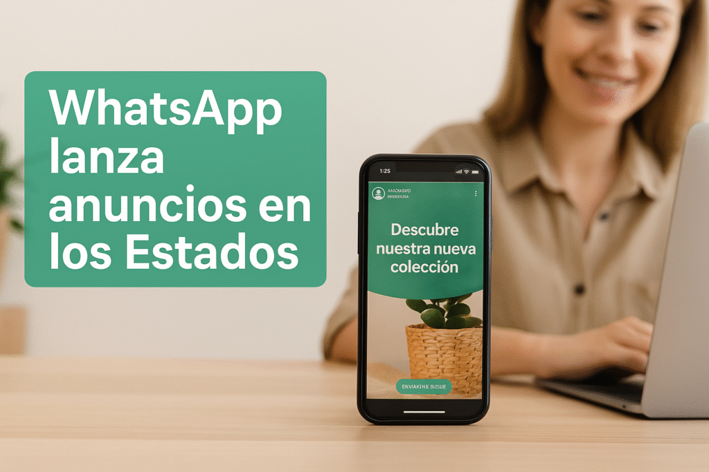 anuncios en los Estados de WhatsApp