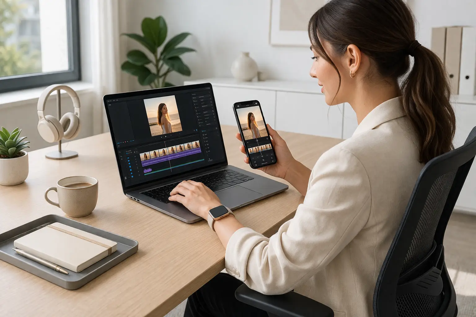 Creación de videos con IA en CapCut para negocio digital