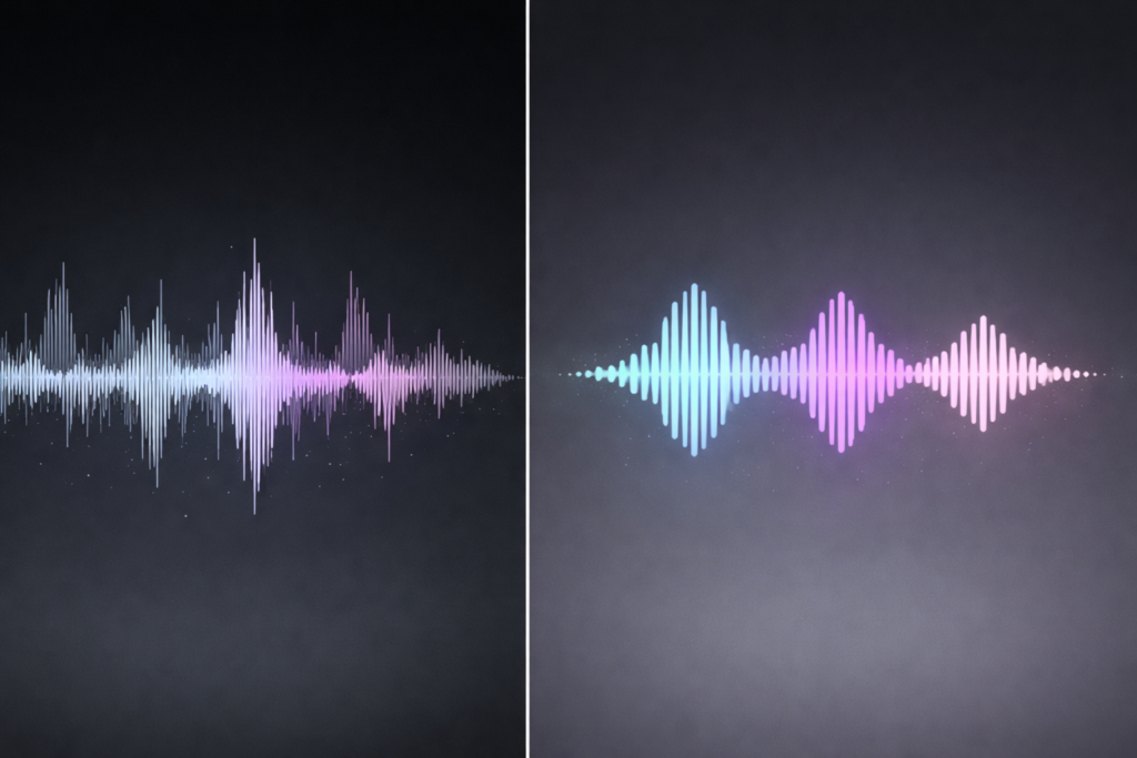 Antes y después: música genérica vs música hecha para tu marca