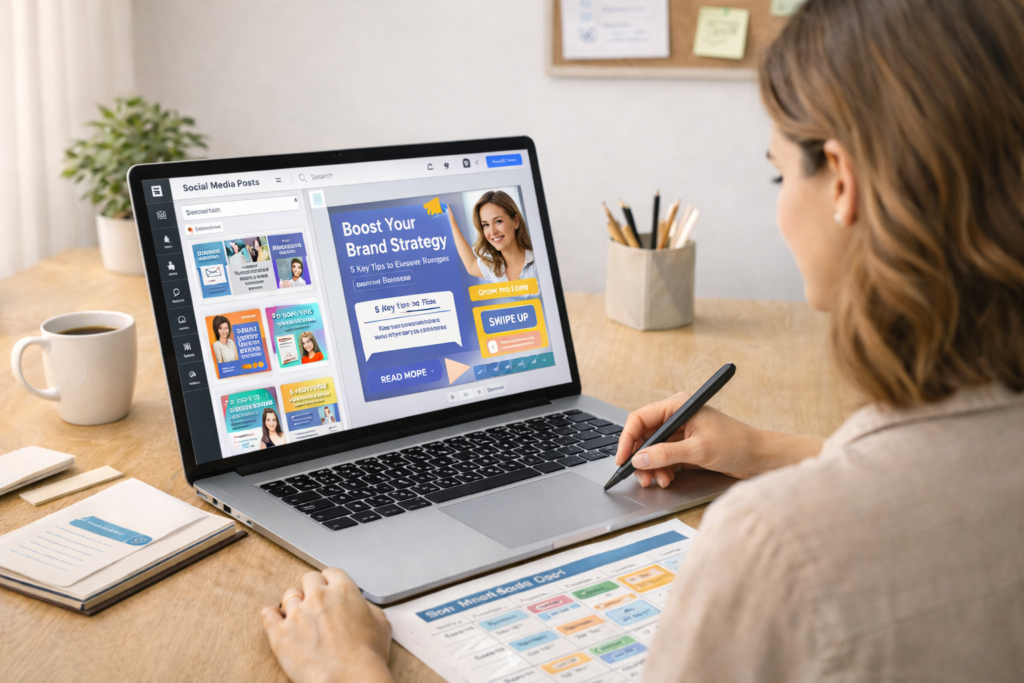 diseño de contenido para publicidad en redes sociales con Canva