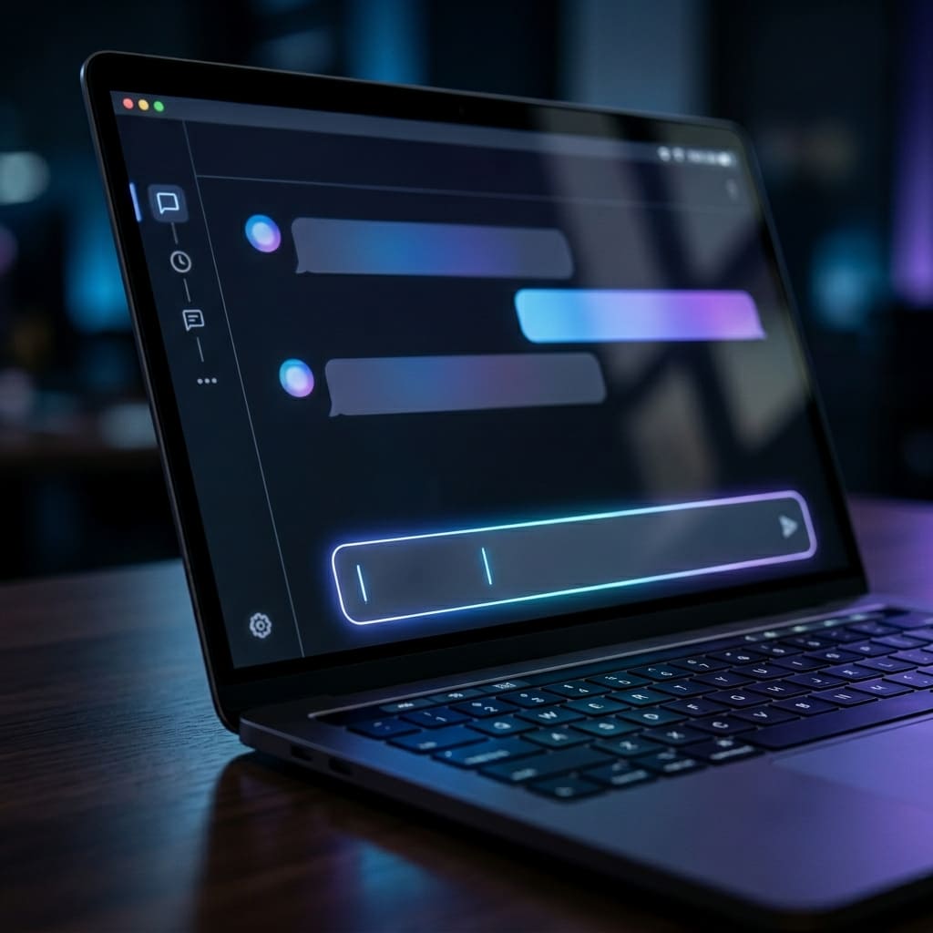 Pantalla de ChatGPT generando guiones de contenido para redes sociales con inteligencia artificial