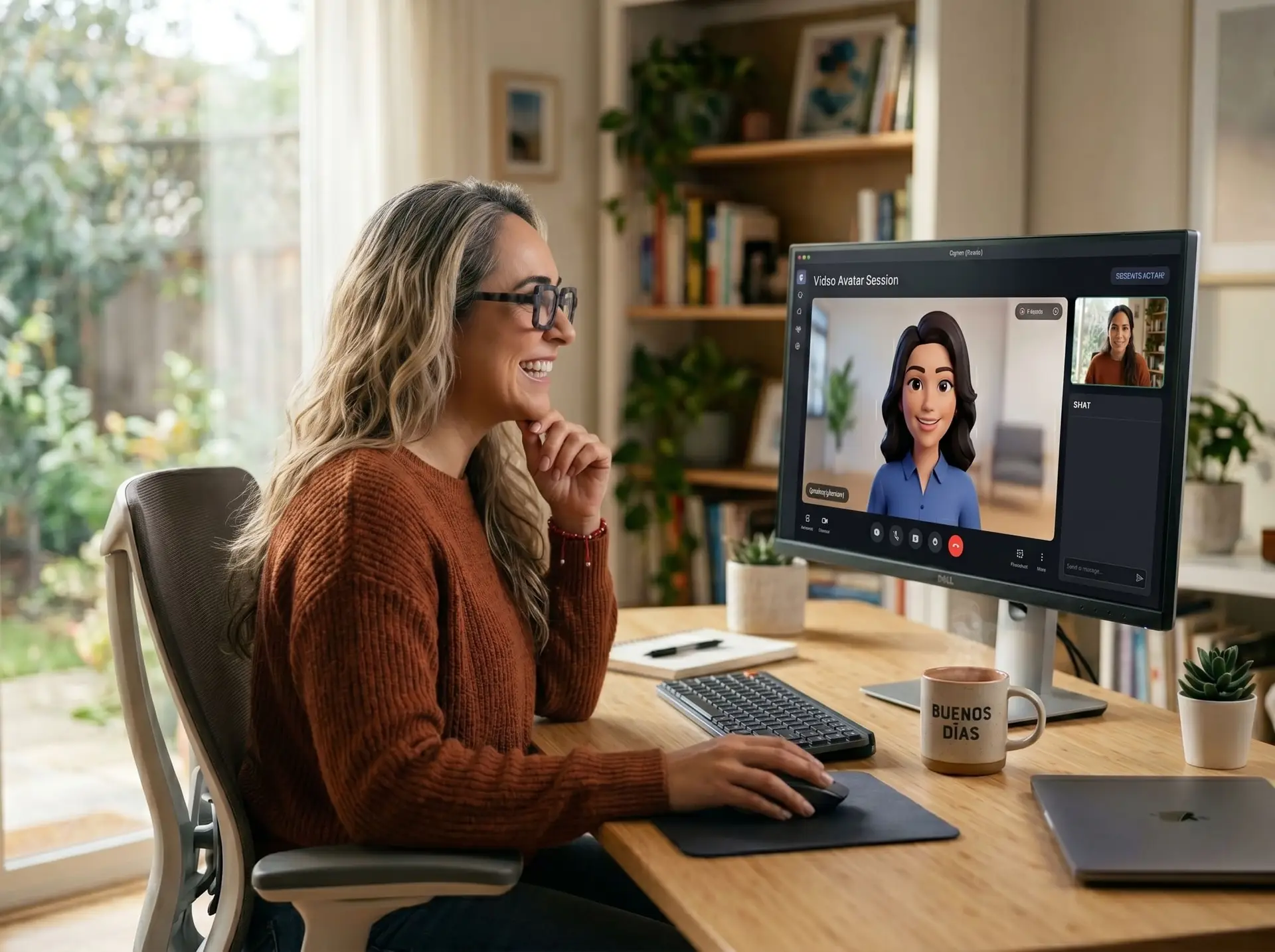 anel de HeyGen para crear avatar IA desde el ordenador