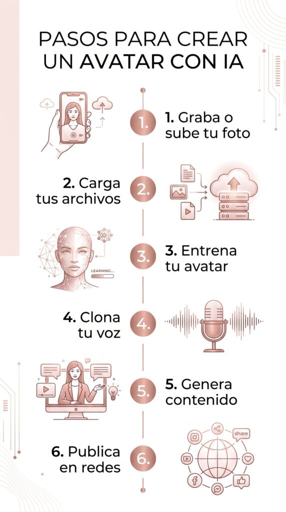 6 pasos para crear un avatar IA con HeyGen 6 pasos para crear un avatar IA con HeyGen
